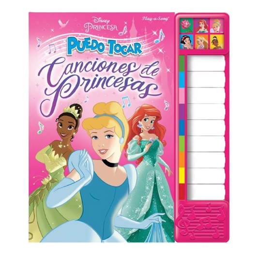 Libro Pequeño piano Princesas puedo tocar canciones de Princesas
