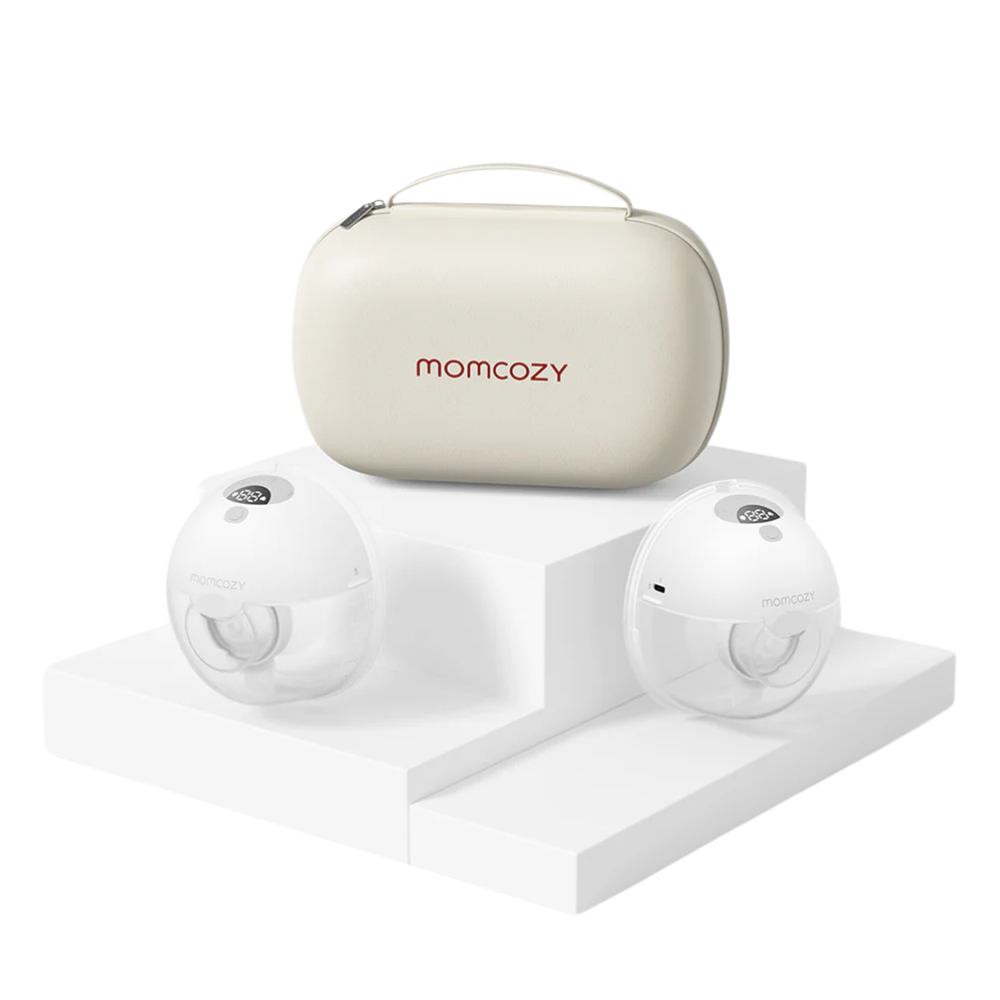 EXTRACTOR DE LECHE MANOS LIBRES DOBLE SUCCION M5 - MOMCOZY