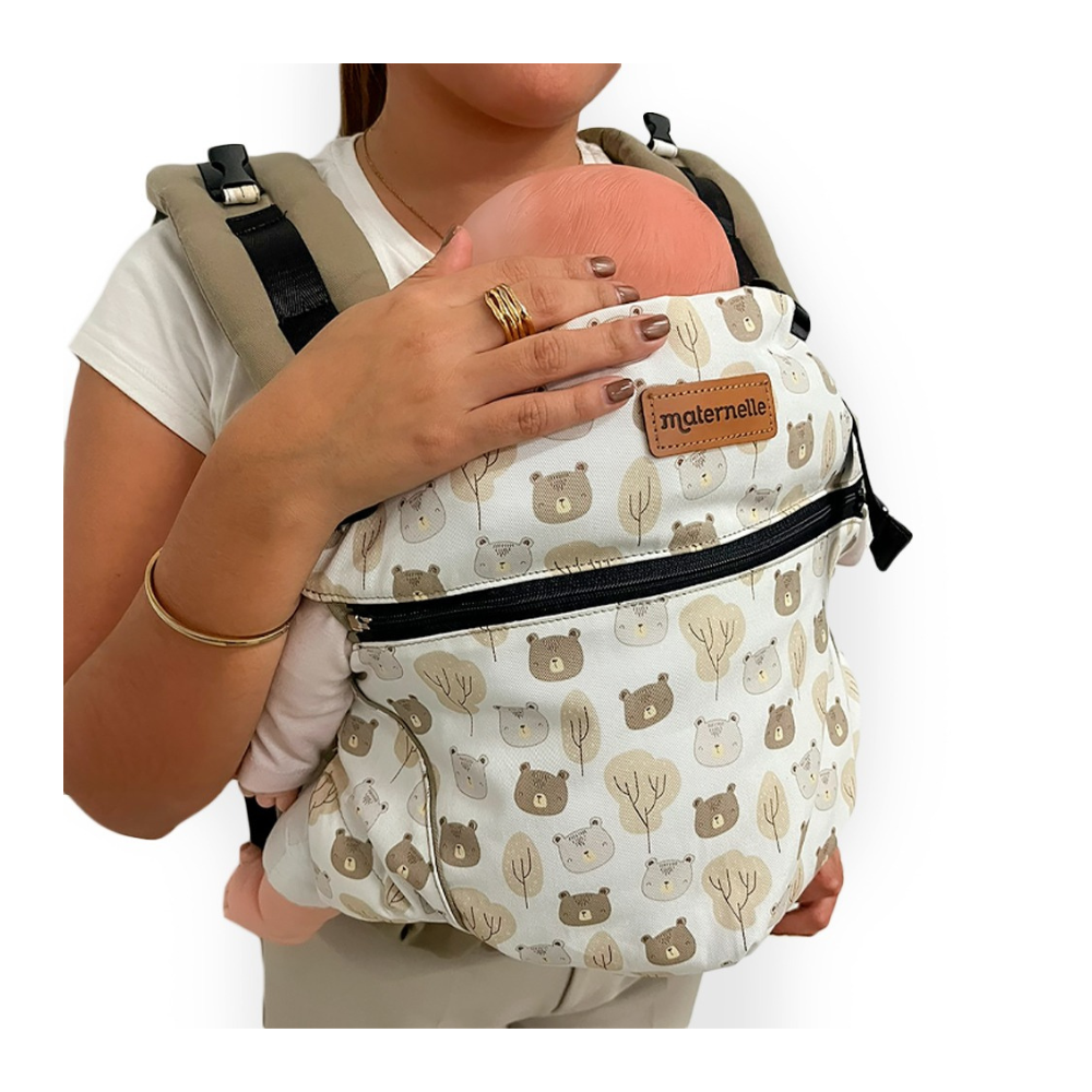 Mochila Ergonómica Evolutiva 4 en 1 maternelle Arena Ositos, canguro, portabebé