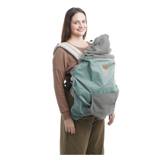 Cobertor para Mochila Portabebé Impermeable Maternelle - Color Verde