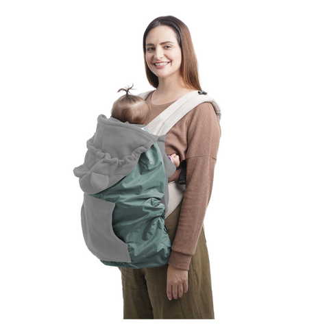 Cobertor para Mochila Portabebé Impermeable Maternelle - Color Verde