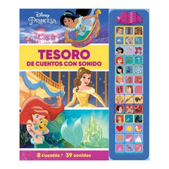 Libro Tesoro de cuentos con sonido: Princesas Disney | Eurosur