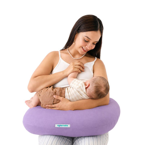 Almohada de Lactancia 5 en 1 Lila | Maternelle