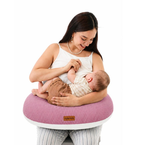 Almohada de Lactancia Modelo Bloom 5 en 1 y estimulación Maternelle, cojin de lactancia, almohada para gestante