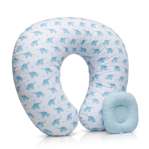 Almohada de lactancia Celeste Elefantitos | SmileBaby