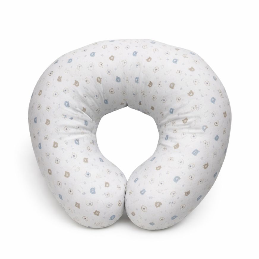 ALMOHADA DE LACTANCIA - CELESTE OSITOS NIÑO SMILEBABY