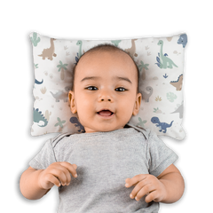 Almohadita Anti Cabeza Plana Hipoalergénico maternelle plomo dinosaurio (unisex) - seguridad para dormir para bebé
