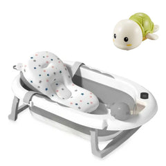 Pack de Bañera Plegable  (Cojín acolchado + Regadera + Tortuga nadadora Glatt)