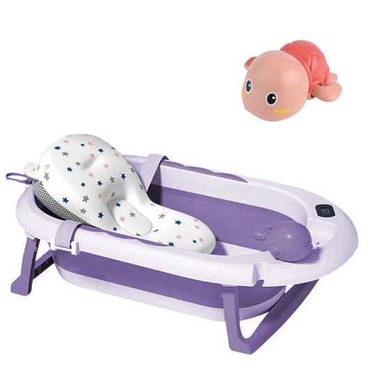 Pack de Bañera Plegable  (Cojín acolchado + Regadera + Tortuga nadadora Glatt)