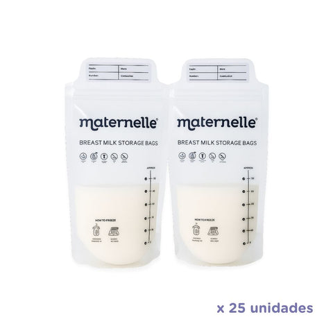 Pack x 4 Bolsas de almacenamiento de leche x25 uni. Maternelle