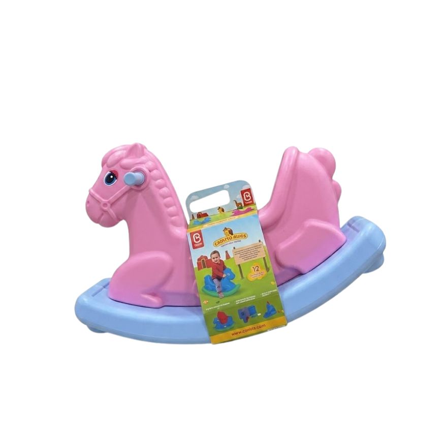 Mecedor Bugui Caballito Corcel Rosado | Basa