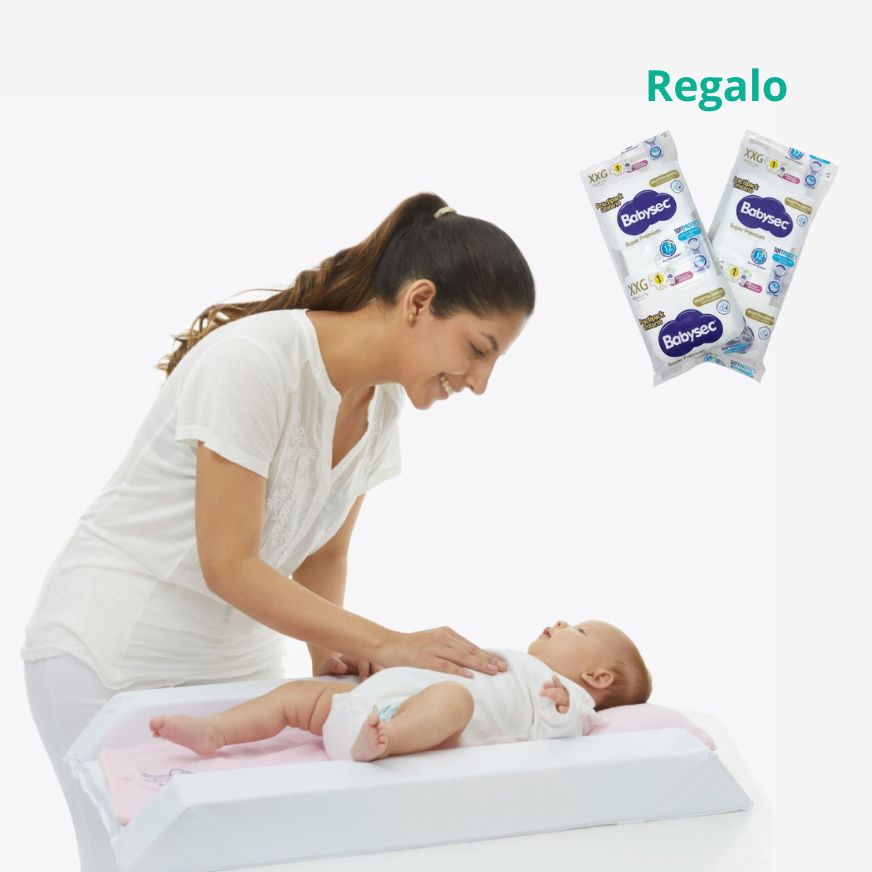 Cambiador 2 en 1 Maternelle Rosado, adaptable