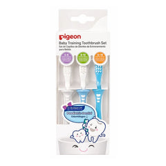 Juego de Cepillo Dental para bebe Paso 1,2,3  Pigeón