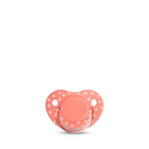 Chupón con tetina anatómica 6-18 m x 2 unidades The Basics Rosado - Suavinex - Maternelle