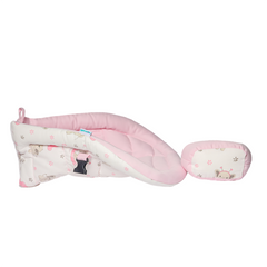 Cojín Ergonómico 3 en 1 para Bebé Maternelle - Modelo Rosado Elefante - Ideal para los Primeros Meses