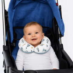 Collarin Cervical antialergico maternelle para bebé Celeste Espacial