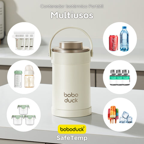 Contenedor Isotérmico portátil SafeTemp - Boboduck
