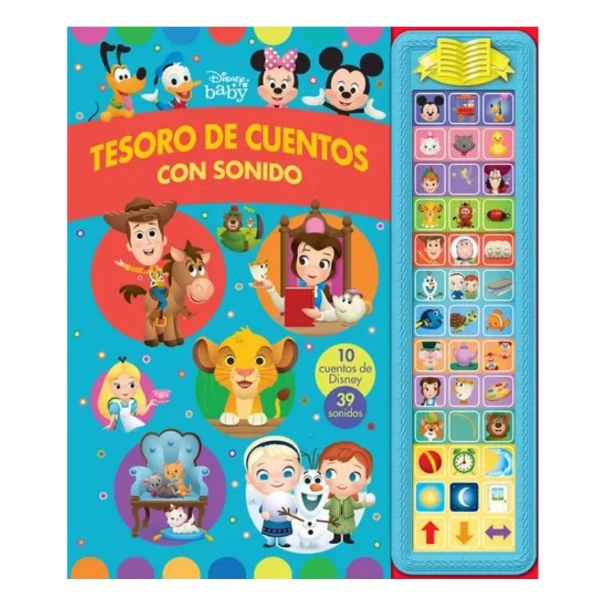 Libro interactivo Tesoro de Cuentos con Sonidos Disney Baby | Eurosur