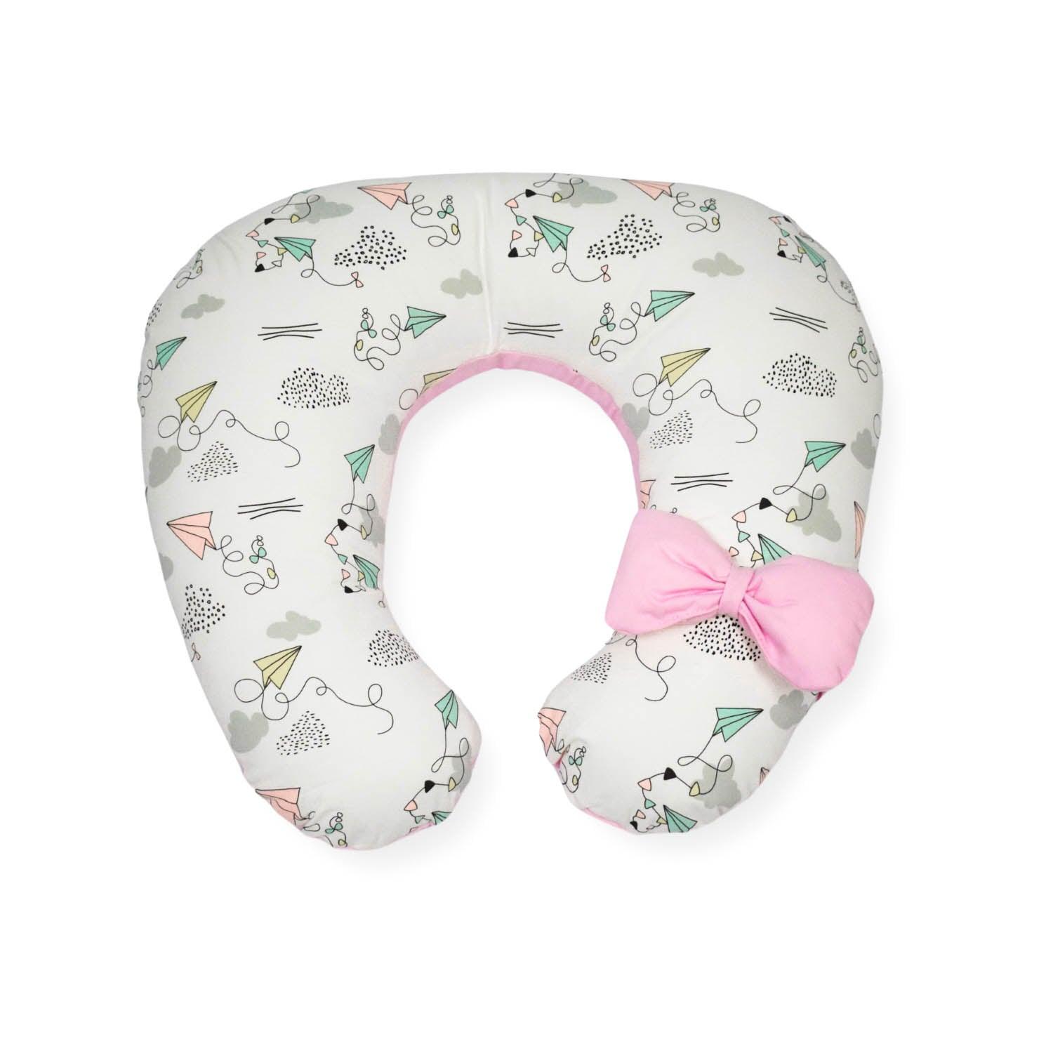 Almohada de Lactancia y Estimulación 5 en 1 Maternelle - Rosado Cometa - Maternelle