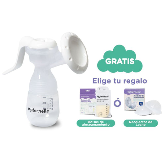 Extractor de leche manual Maternelle + Regalo