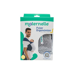 Fular Ergonómico  maternelle Melange Puntos para bebé en los primeros meses, portabebé