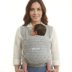 Fular Ergonómico  maternelle Melange Puntos para bebé en los primeros meses, portabebé
