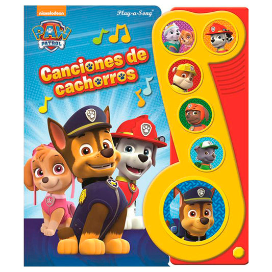 Libro 6B Nick Paw Patrol canciones de cachorros-2