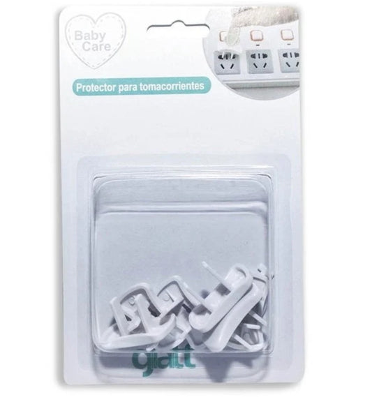 Tapa Enchufes 2 Pines con Llave 6 Unidades