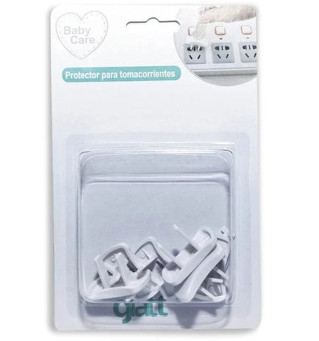 Tapa Enchufes 2 Pines con Llave 6 Unidades