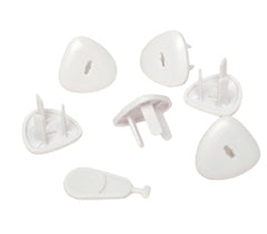 Tapa Enchufes de Seguridad de 3 Pines con Llave x6 - Glatt