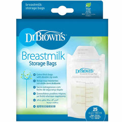 BOLSAS PARA ALMACENAR LECHE MATERNA X 25 UND DR BROWNS