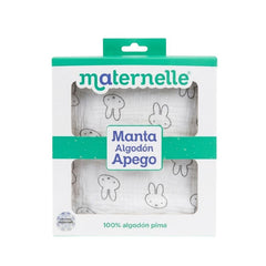 Manta Muselina conejito 90cm x 90cm | Maternelle