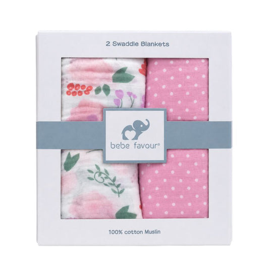 Manta Muselina 110cm x 110cm - Pack x 2 unidades