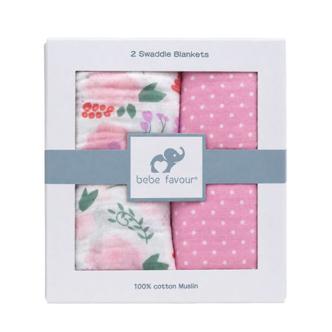 Manta Muselina 110cm x 110cm - Pack x 2 unidades