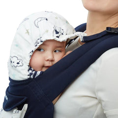 Mochila Ergonómica 4 en 1 Azul Nubes - Maternelle