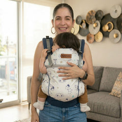 Mochila Ergonómica Evolutiva 4 en 1 maternelle Acero nubes, canguro, portabebé