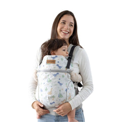 Mochila Ergonómica Evolutiva 4 en 1 maternelle  Plomo Dinosaurio, canguro, portabebé