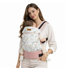 Mochila Ergonómica Evolutiva 4 en 1 maternelle Rosado Cometa, canguro, portabebé