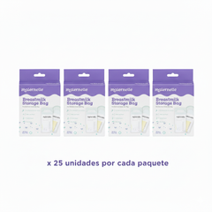 Pack x 4 Bolsas de almacenamiento de leche x25 uni. Maternelle