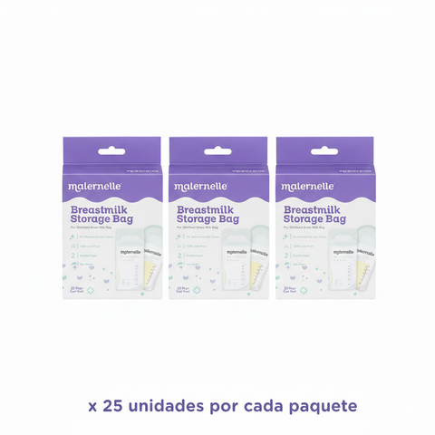 Pack x 3 Bolsas de almacenamiento de leche x25 uni. Maternelle