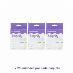 Pack x 3 Bolsas de almacenamiento de leche x25 uni. Maternelle