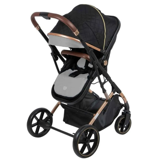 Coche Moisés Saturno E-BABY Gris