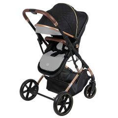 Coche Moisés de lujo para Bebé Saturno E-Baby Gris