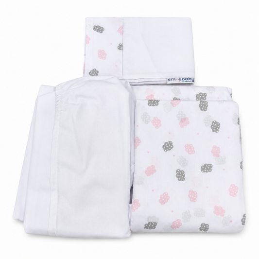 Set de sabanas Pack and Play 3Pzas - Smilebaby