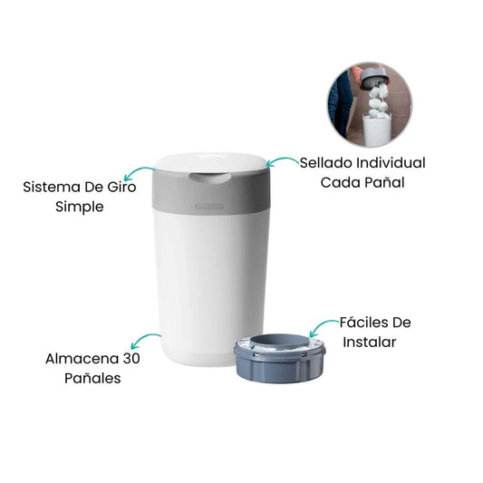 Sistema para desechar pañales Twist & Click Tommee Tippee | Maternelle