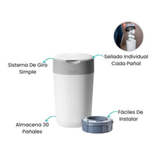 Sistema para desechar pañales Twist & Click Tommee Tippee | Maternelle