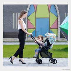 Coche Cuna de Paseo V7 - Azul - Maternelle