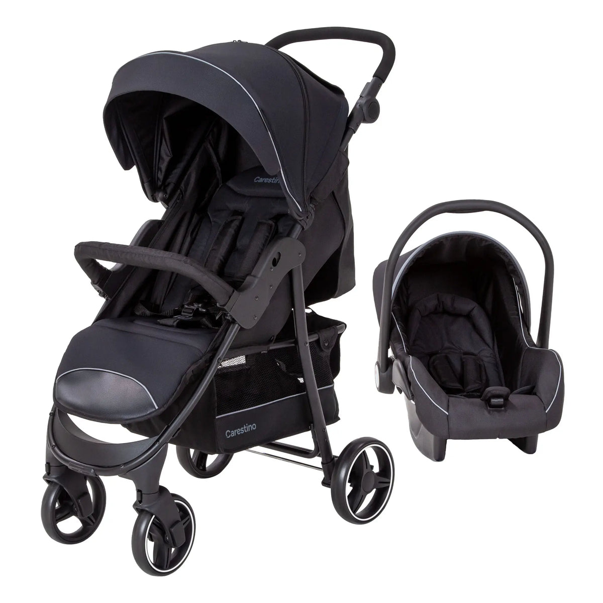 Coche CITY TRAVEL V3 Accesorios color Negro | Carestino