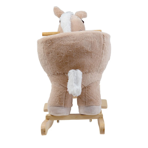 Peluche Mecedor Caballo Beige +12 meses | Carestino