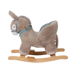 Peluche Mecedor Burro Gris Oscuro +12 meses | Carestino